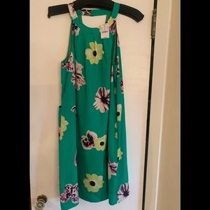 NWT. JCrew dress, halter and asymmetrical wrap in back! Size 12